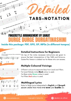 Durge Durge Durgatinashini Tabs